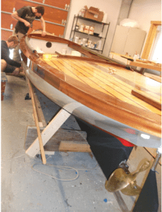 Boat Building School hard at work