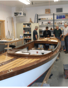 Visit to the Boat Building School
